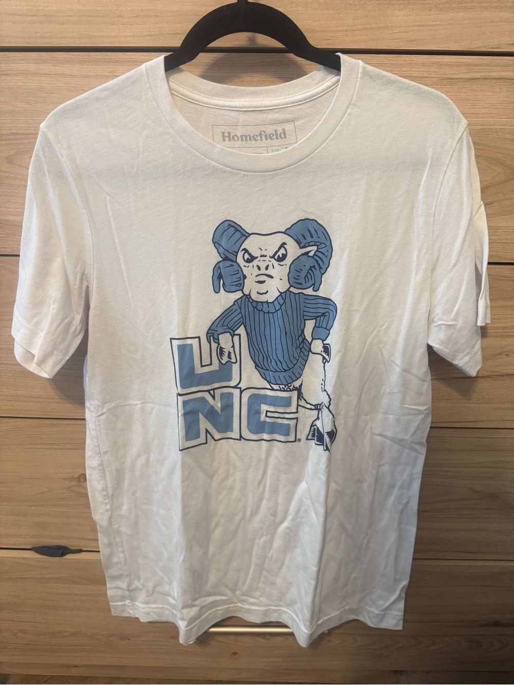 Homefield Unisex White Short Sleeve UNC Tee